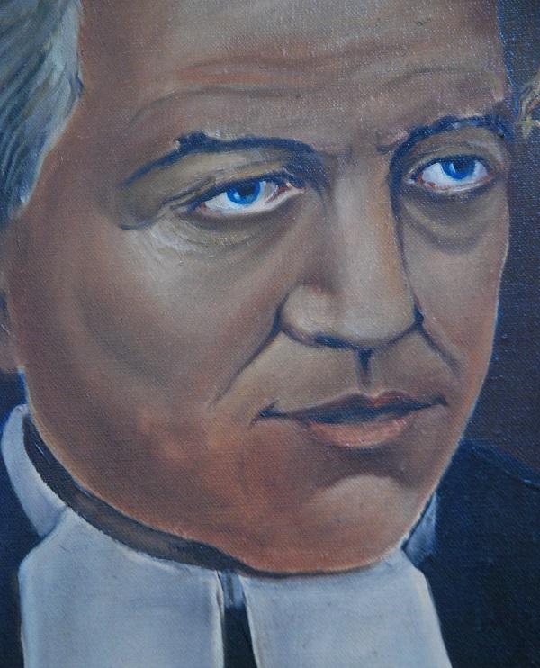 tableau avec le portrait d'un homme