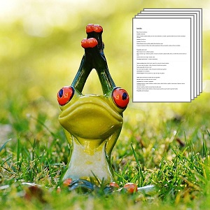 statut de grenouille en posture de yoga - en etirement - avec fichiers PDF